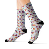 Load image into Gallery viewer, South Side Come walk with us. Socks.  Stay comfy walking around town supporting 15203!